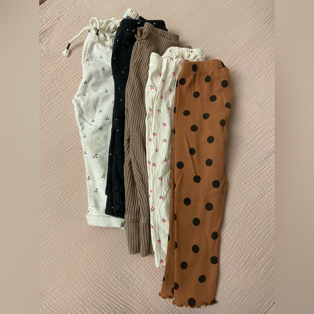 Bunch of toddler ZARA pants